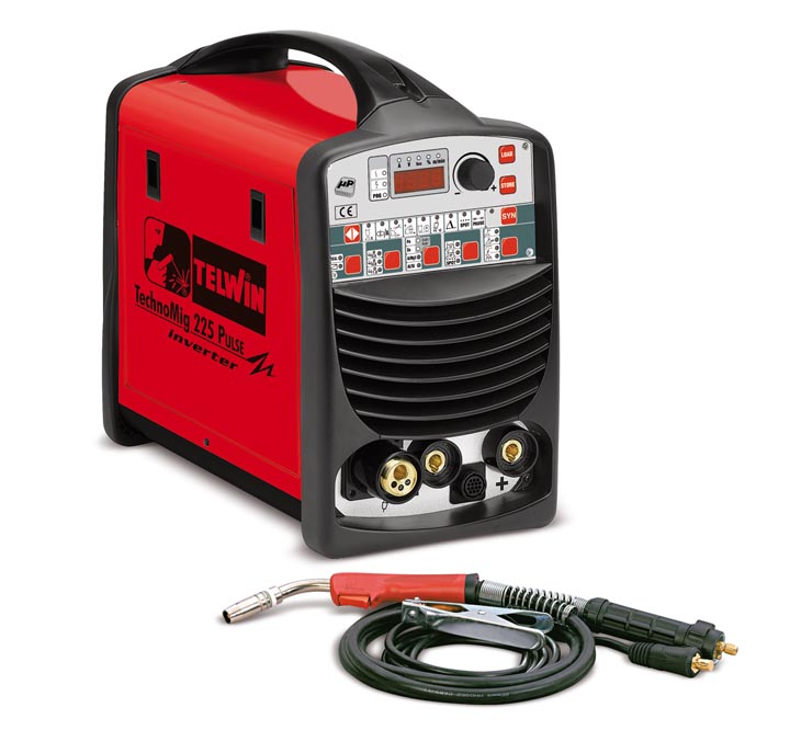 MIG/TIG/MMA Inverter Telwin Technomig 225 PULSE + MIG KIT MIG/TIG/MMA